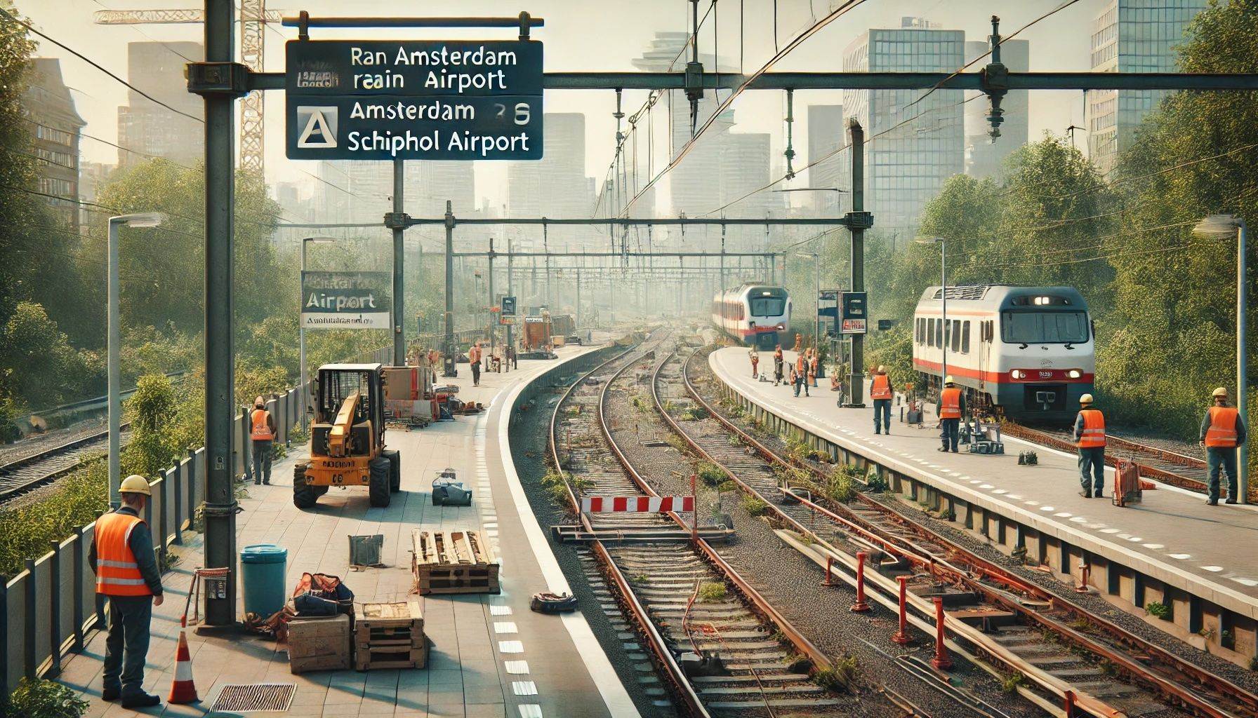 アムステルダムとスキポール周辺で1月10日から13日にかけて列車運行の大幅な乱れ