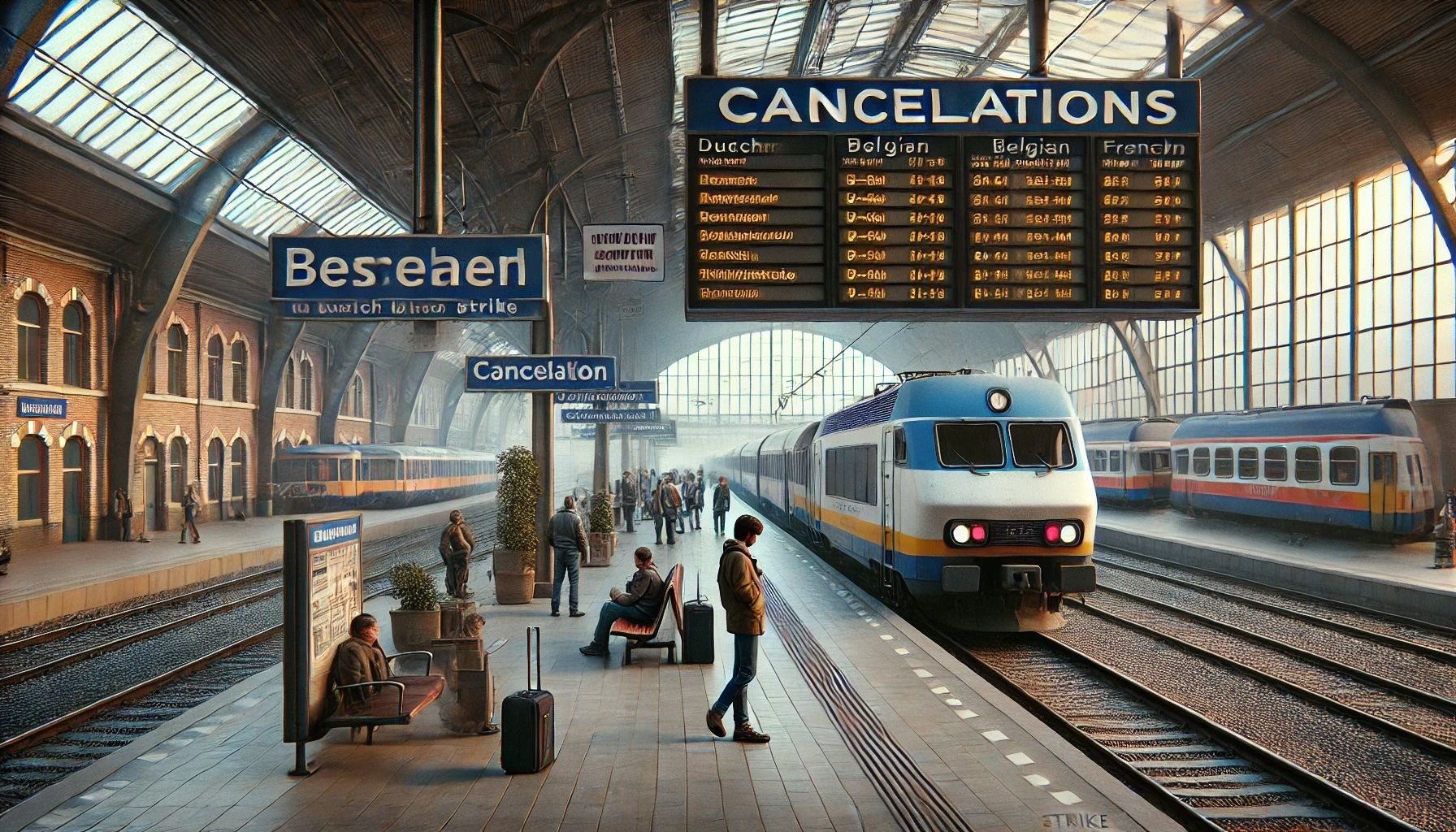 ベルギー鉄道ストライキ、オランダとの国際列車に影響