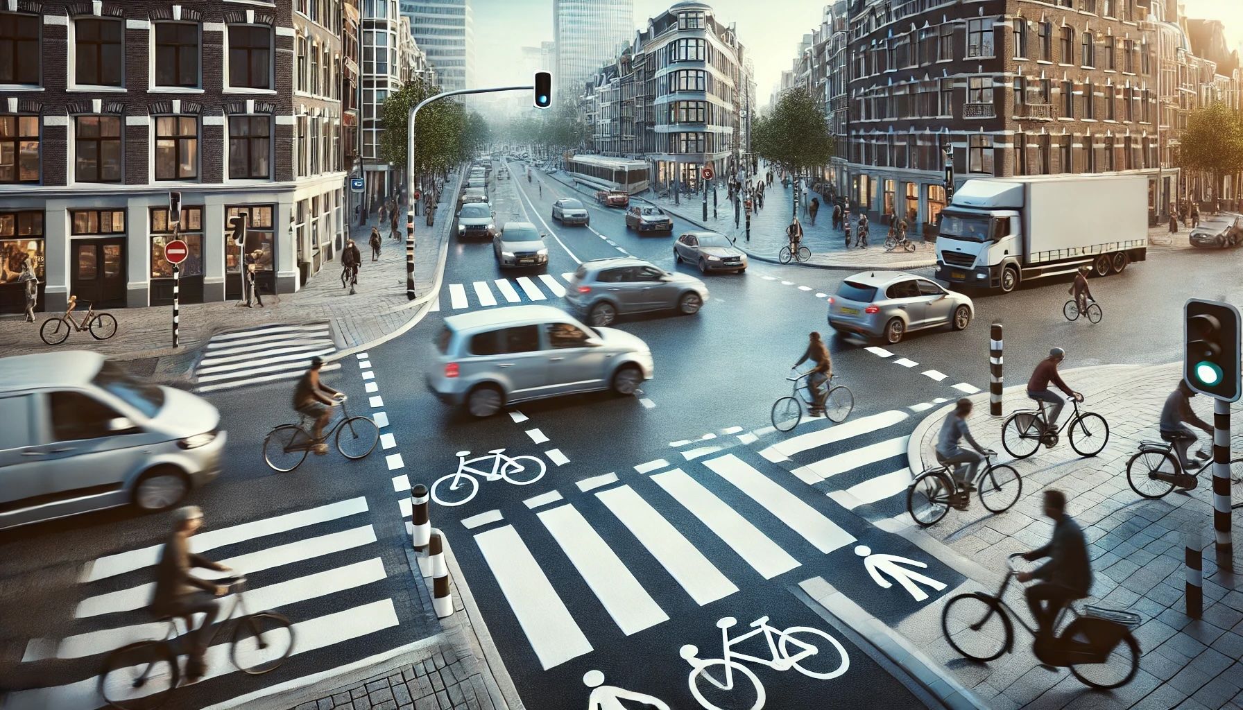 オランダで歩行者と自転車の事故が25％増加—都市部で特に顕著
